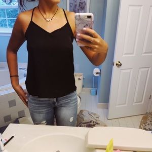 abercrombie black tank